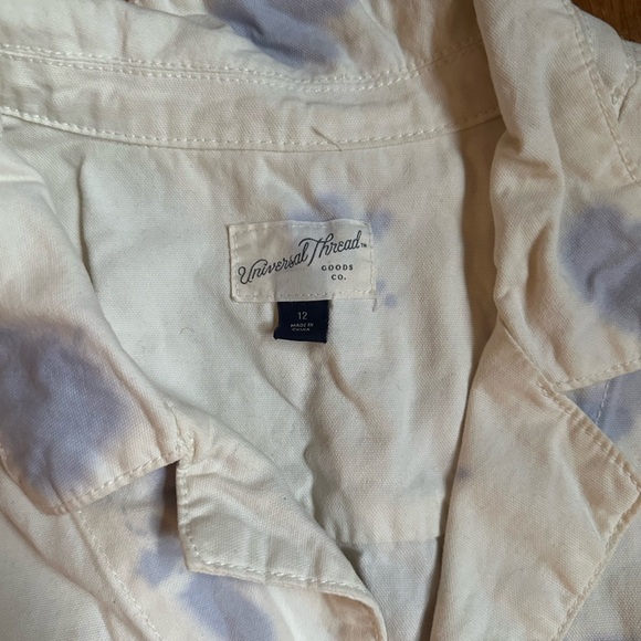 Universal Thread White and Blue Tie-Dye Jumpsuit - Picture 3 of 5